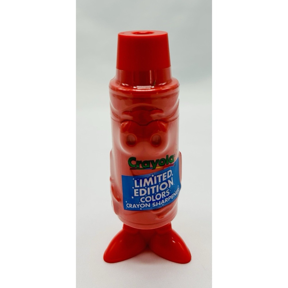 Crayola Limited Edition Colors 4.5 Crayons Red Sharpener 2025 New
